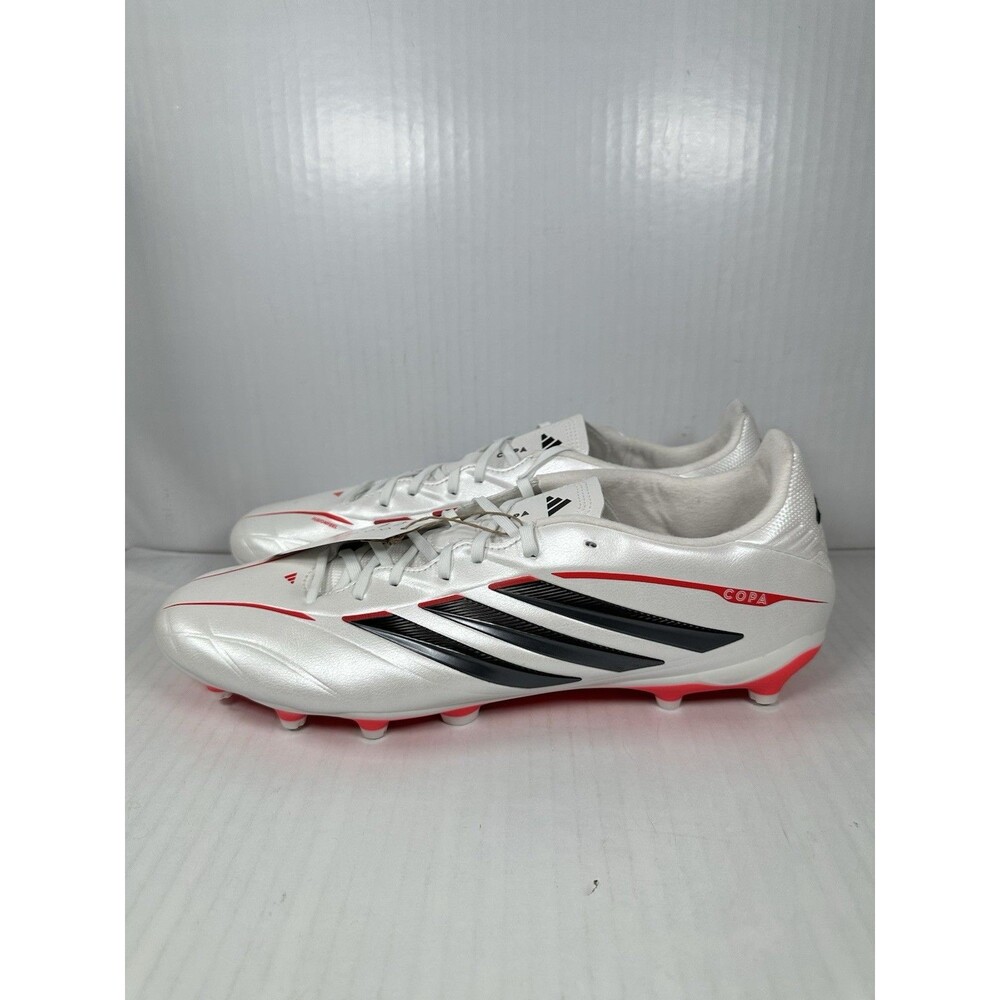 Size 12 adidas Copa Pure IV League Firm Ground Soccer Cleats Mens White Shoes - Picture 3 of 9